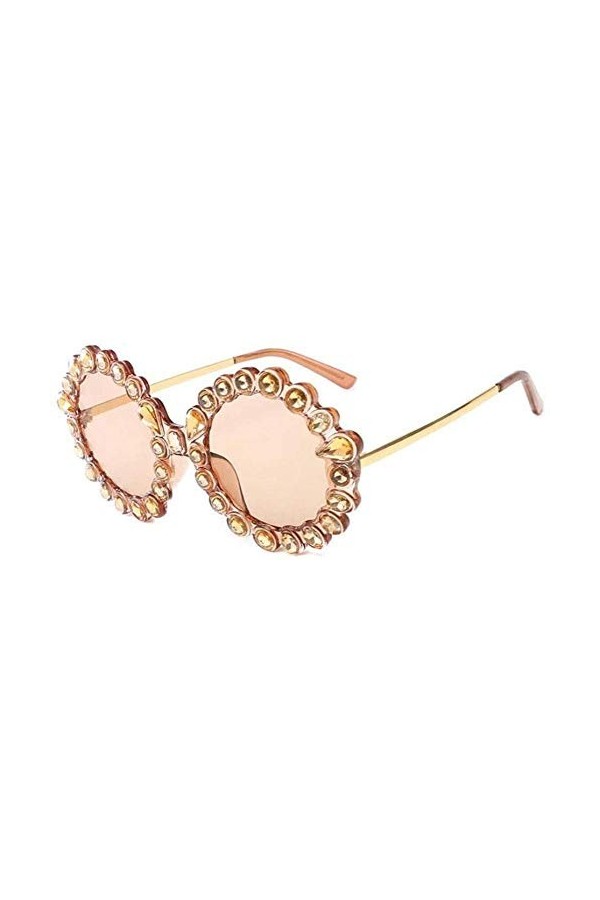 NIUASH Lunettes de Soleil polarisées Lunettes De Soleil Surdimensionnées Femmes Transparent Jaune Rouge Lunettes De Soleil Co