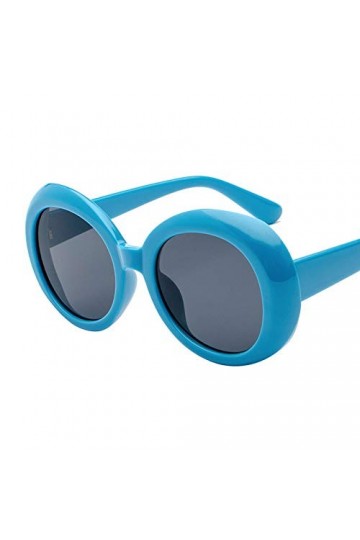 QINGZHOU Lunettes de soleil, Lunettes de soleil ovales rétro Hommes et femmes Lunettes de soleil multicolores Grandes monture