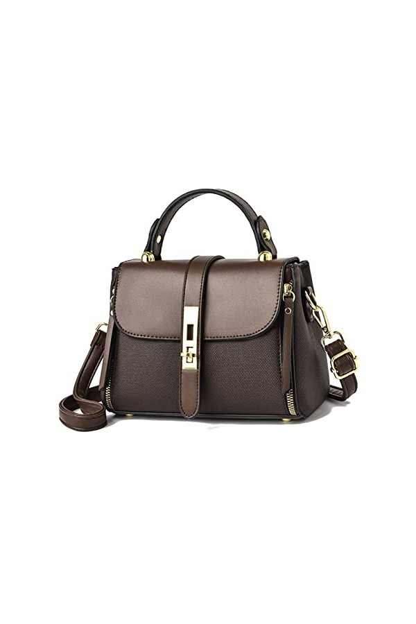 FANDARE Sac à Main Femme Sac à Bandouliere Étanche Sacs Portés Épaule Sac Messager PU Cuir Sac Fourre Sacoche pour Voyage Tra