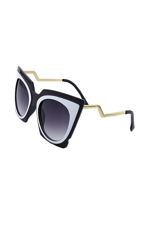 2023 Lunettes de Soleil rétro Femmes surdimensionnées Unisexe charmantes Dames Hommes Lunettes Color : Transparent Frame GL,