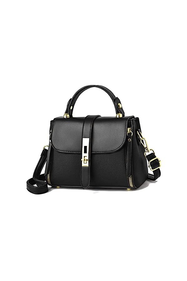 FANDARE Sac à Main Femme Sac à Bandouliere Étanche Sacs Portés Épaule Sac Messager PU Cuir Sac Fourre Sacoche pour Voyage Tra