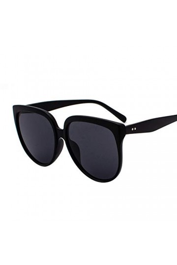 QINGZHOU Lunettes de soleil, personnalité de la mode lunettes de soleil océan cadre grand cadre visage rond tendance lunettes