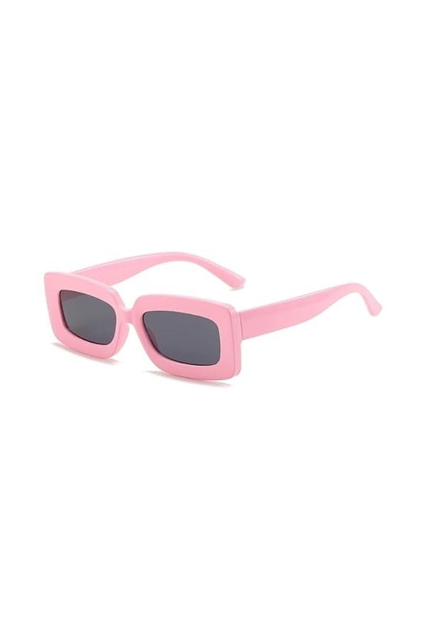 Lunettes de soleil à la mode Lunettes de soleil polarisées Lunettes de soleil femme Rectangle Grand cadre Violet Lunettes car