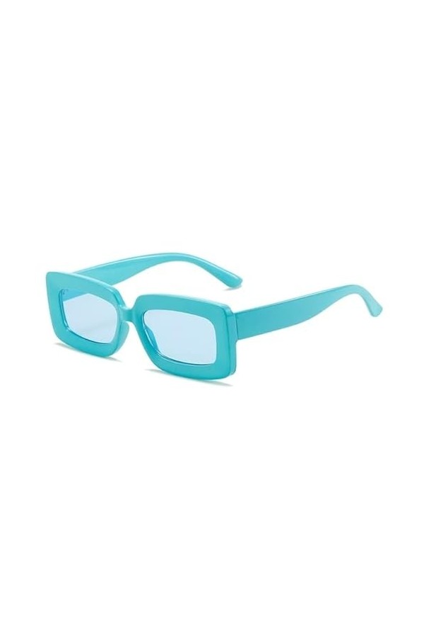 Lunettes de soleil à la mode Lunettes de soleil polarisées Lunettes de soleil femme Rectangle Grand cadre Violet Lunettes car