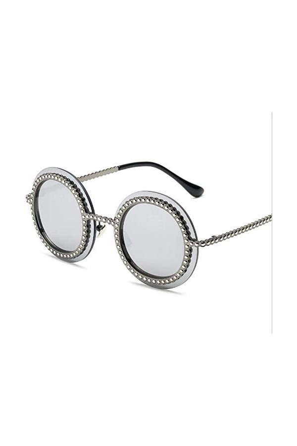 NIUASH Lunettes de Soleil polarisées Lunettes de Soleil pour Femmes Lunettes de Soleil Vintage pour Femmes Lunettes Rondes po