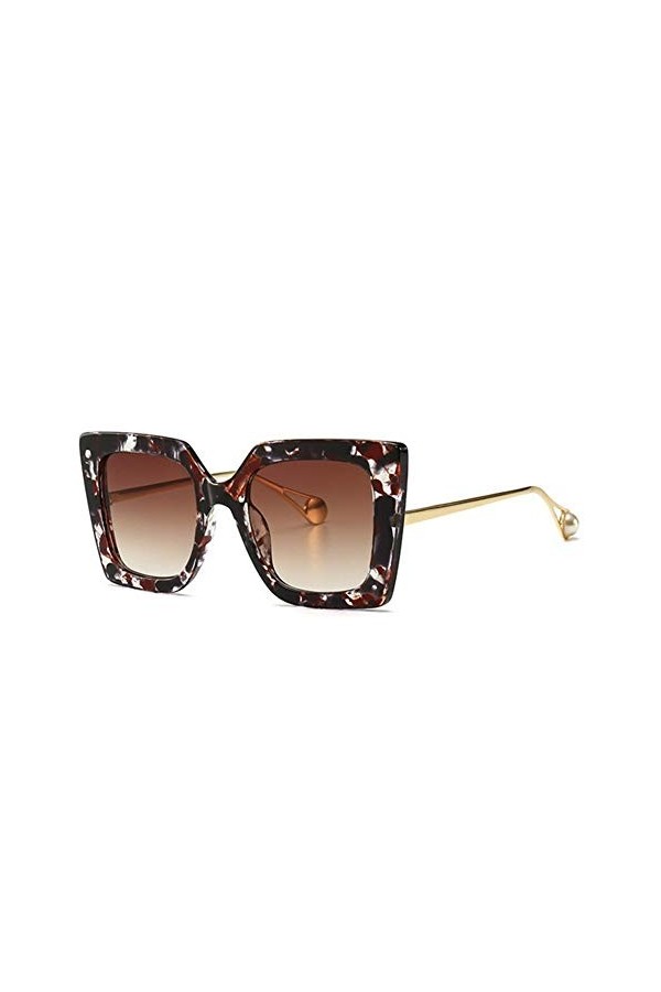 AUSUB Lunettes de soleil femme 2019 Classic Blue Floral Lunettes de soleil Lunettes de soleil Femmes Pearl Luxury for Femme M