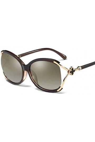 NIUASH Lunettes de Soleil polarisées Cat Eye Lunettes de Soleil polarisées Femmes Mode Femme Conduite Lunettes de Soleil-2