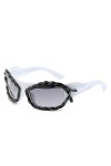 Lunettes de Soleil Yeux de Chat pour Femmes surdimensionnées Couleur Bonbon Lunettes de Soleil Hommes Hip Hop Punk Nuances, G