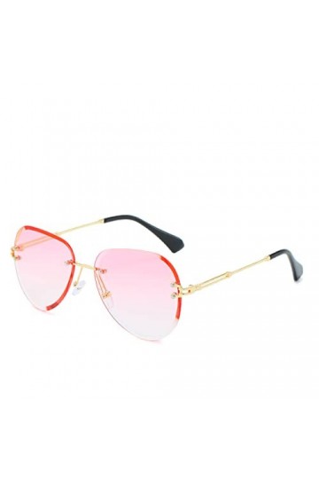 HCHES Lunettes de soleil pilote femmes teinte aviation dames lunettes de soleil lunettes de soleil vintage classiques sans mo