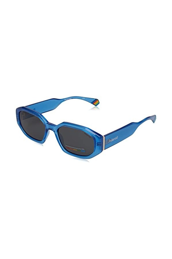Polaroid PLD 6189/s Sunglasses, MVU/M9 Azure, 55 Unisex
