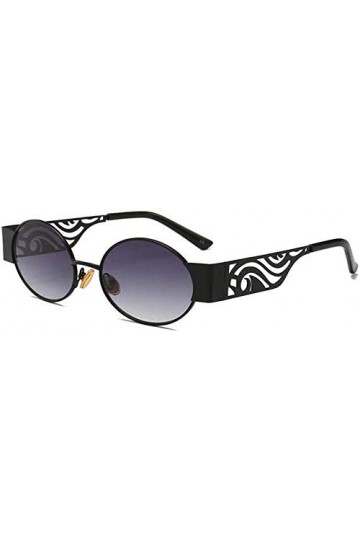 NIUASH Lunettes de Soleil polarisées Mignon Petites Lunettes de Soleil ovales Femmes Vintage rétro Lunettes de Soleil Femmes 