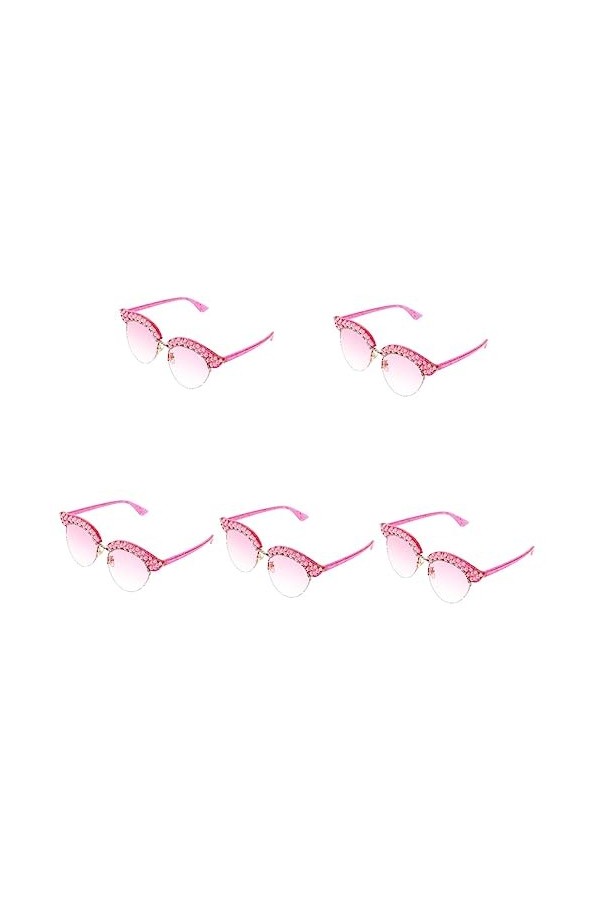 Healifty 5 Paires Des Lunettes De Soleil Lunettes De Soleil Bifocales Pour Femmes Lunettes Aux Teintes Irrégulières Lunettes 