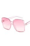 NOGRAX Lunettes de soleil femmes surdimensionnées Lunettes de soleil Gradient Plastique Marque Designer Femmes Lunettes de so
