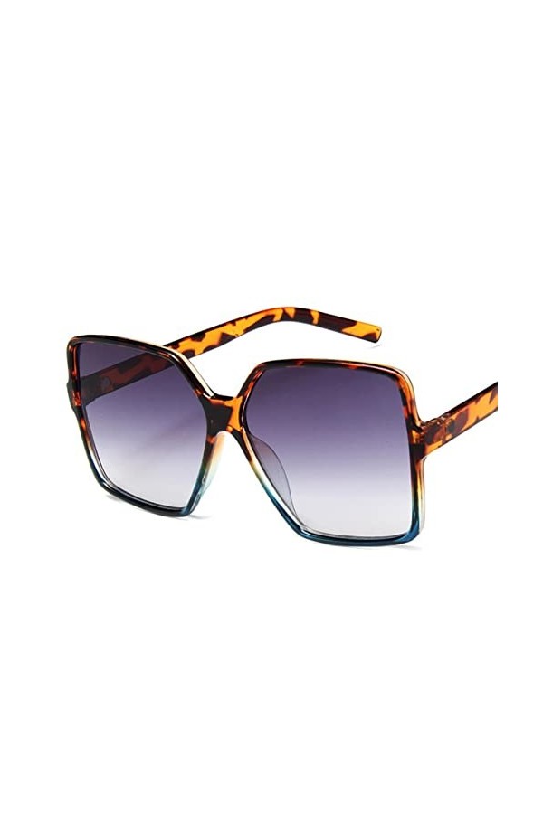 NOGRAX Lunettes de soleil femmes surdimensionnées lunettes de soleil dégradées en plastique marque designer femme lunettes de