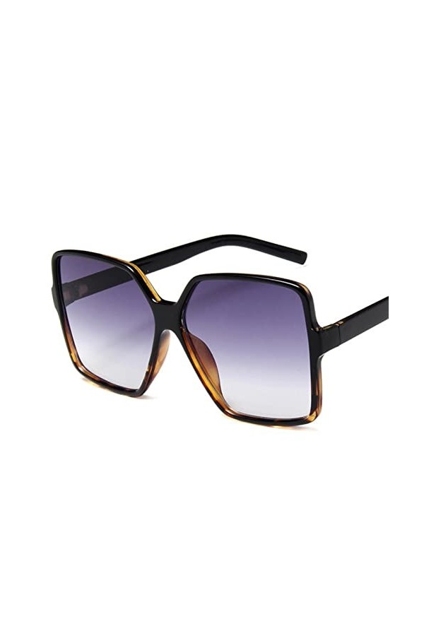 NOGRAX Lunettes de soleil femmes surdimensionnées lunettes de soleil dégradées en plastique marque designer femme lunettes de