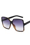 NOGRAX Lunettes de soleil femmes surdimensionnées lunettes de soleil dégradées en plastique marque designer femme lunettes de