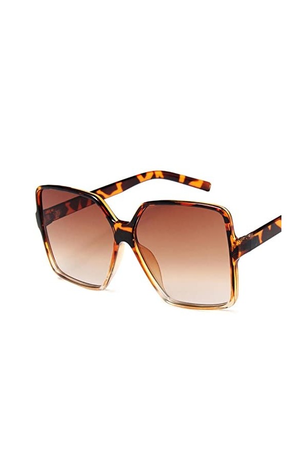 NOGRAX Lunettes de soleil femmes surdimensionnées lunettes de soleil dégradées en plastique marque designer femme lunettes de