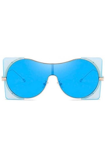 NIUASH Lunettes de Soleil polarisées Lunettes de Soleil carrées Gothiques Femmes surdimensionnées Lunettes de Soleil Punk Hom