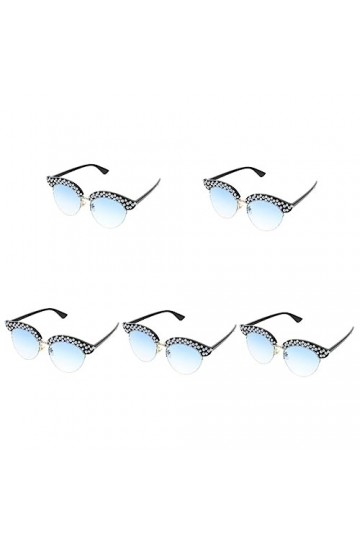 Healifty 5 Paires Des Lunettes De Soleil Lunettes De Soleil Dété Bijoux Lunettes De Soleil Oeil De Chat Lunettes De Soleil A