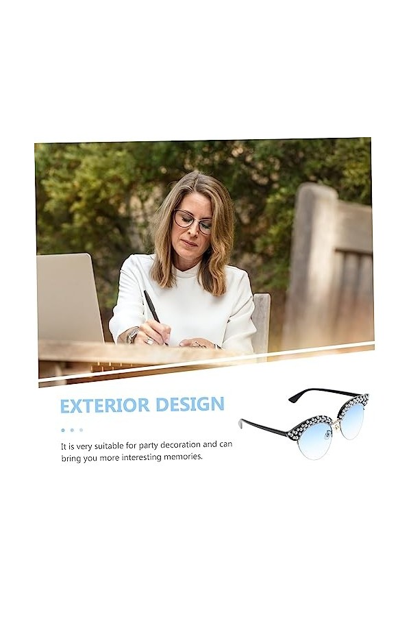 Healifty 5 Paires Des Lunettes De Soleil Lunettes De Soleil Dété Bijoux Lunettes De Soleil Oeil De Chat Lunettes De Soleil A