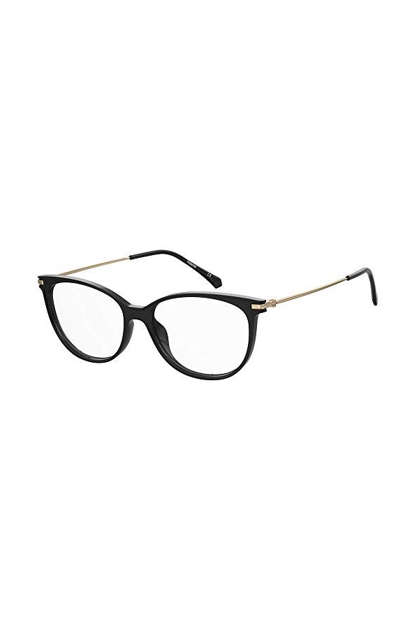 Polaroid PLD D415 Black 52, Lunettes de Soleil Femme, 807/15 Noir, 48