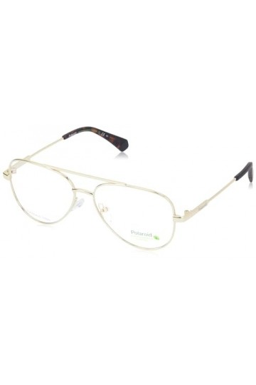 Polaroid Eyeglasses Sunglasses, 2M2/21 Black Gold, 52 Unisex