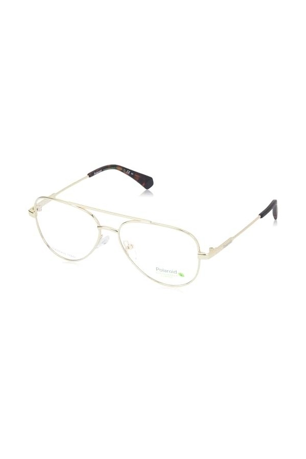 Polaroid Eyeglasses Sunglasses, 2M2/21 Black Gold, 52 Unisex