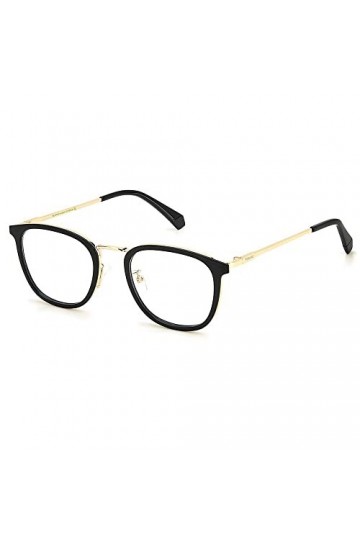 Polaroid Eyeglasses Sunglasses, 2M2/21 Black Gold, 52 Unisex