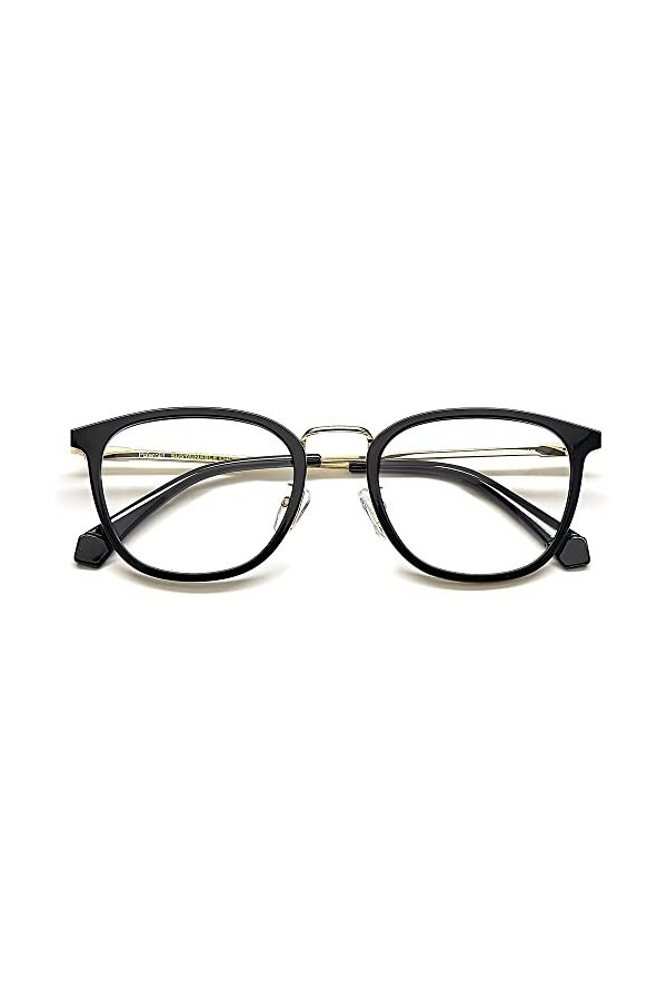 Polaroid Eyeglasses Sunglasses, 2M2/21 Black Gold, 52 Unisex