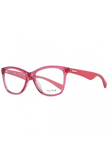 Police VPL414520AFD Lunettes de Soleil, Shiny Transp.Raspberry, 52/16/140 Femme