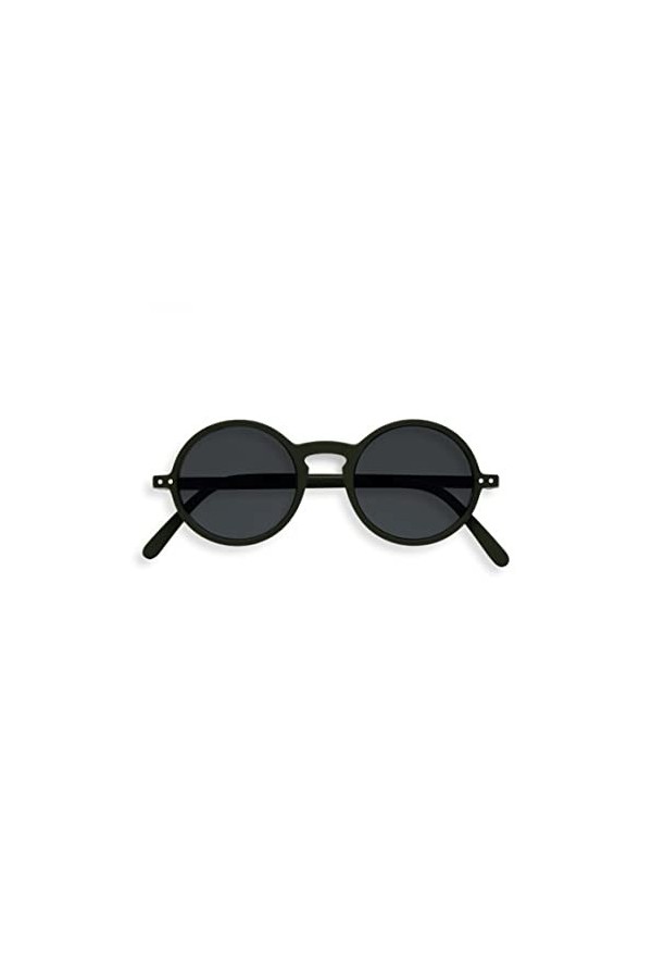 Izipizi / Lunettes De Soleil Adulte / Modèle Rond Rétro : Sun G / 100% UV / Catégorie 3 Kaki 