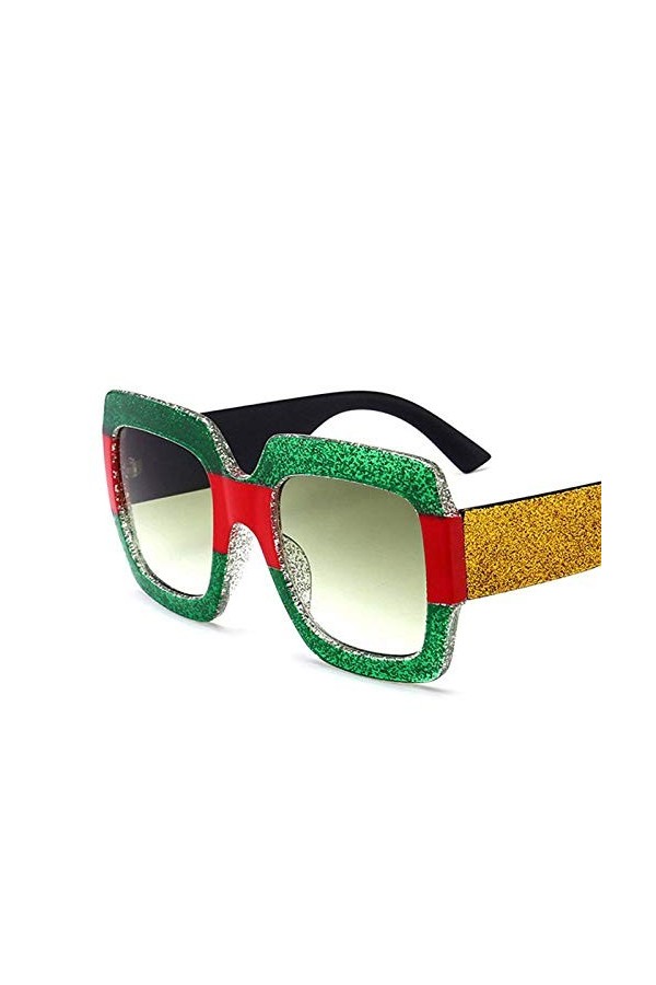 NIUASH Lunettes de Soleil polarisées Grandes Lunettes de Soleil carrées surdimensionnées Femmes Lunettes de Soleil rétro Femm