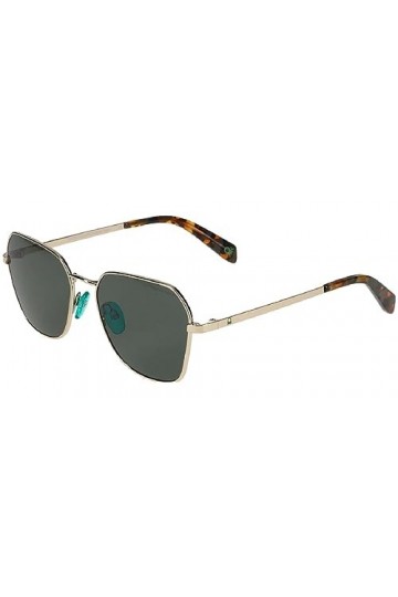 Benetton BE7031 Lunettes de soleil pour femme 54 x 17 x 135 mm Taille 402 Doré clair brillant, Or clair brillant 402, 54/17-1