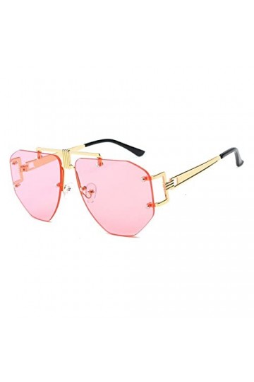 HPIRME Lunettes de soleil à monture en métal femmes Vintage lunettes transparentes femme conduite lunettes de soleil, 5, tail