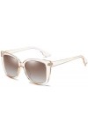 ZYIZEE Lunettes de Soleil Lunettes de Soleil Mode Femme Lunettes Lunettes de Soleil polarisées Transparentes Lunettes de Cond