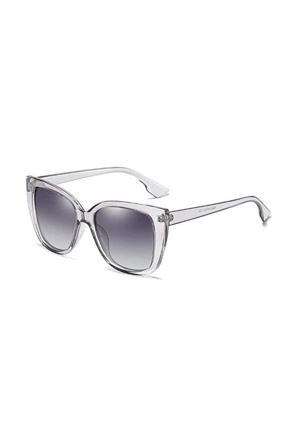 NIUASH Lunettes de Soleil polarisées Lunettes de Soleil Mode Femme Lunettes Lunettes de Soleil polarisées Transparentes Lunet