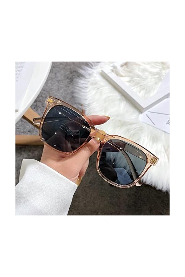 Lunettes de soleil, lunettes de soleil haute protection anti-reflets hommes femmes, lunettes de soleil carrées dété for dame