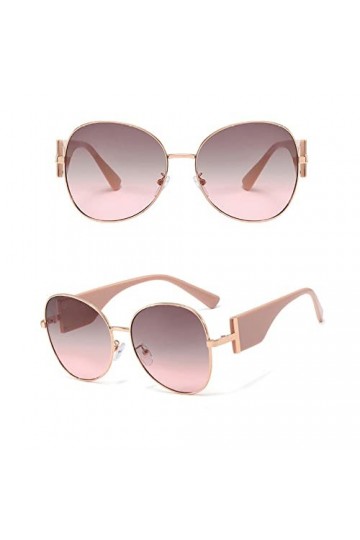 Lady Vintage Lunettes de Soleil Rondes Femmes Rétro Miroir Lunettes de Soleil Lady Shade Lunettes de Soleil UV400,4,Taille Un