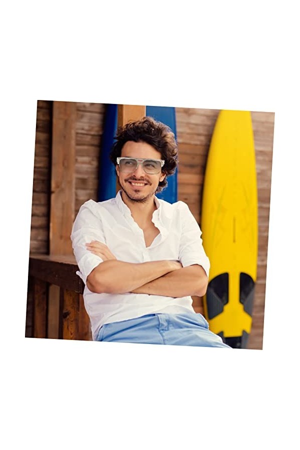 Holibanna 4Pcs Lunettes De Soleil Pour Hommes Lunettes De Soleil Légères Léopard En Métal Grandes Lunettes De Soleil Pour Fem