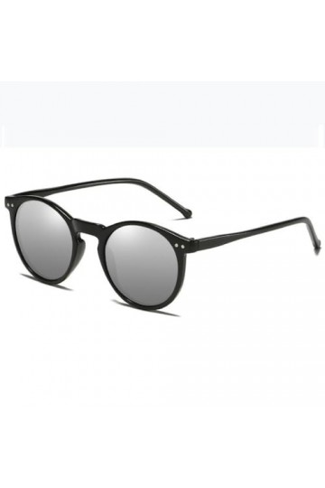 SONISA Petites lunettes de soleil polarisées rondes femmes hommes rétro classiques lunettes de soleil noires pour dames mode 