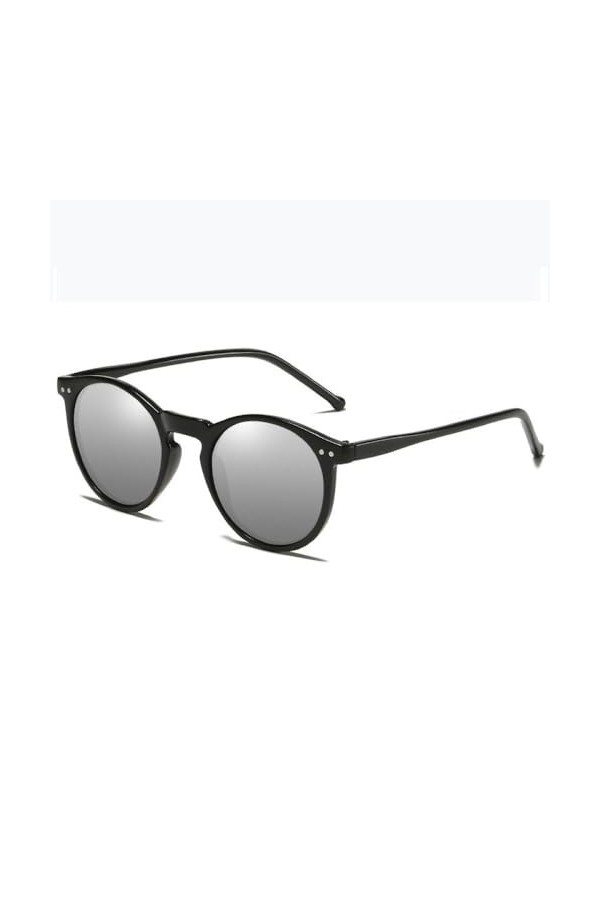 SONISA Petites lunettes de soleil polarisées rondes femmes hommes rétro classiques lunettes de soleil noires pour dames mode 