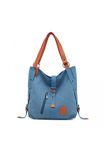 FANDARE Sac à Main Femmes Sac à Bandouliere Sac à Dos Toile Sacs à Main portés Main Femme Grand Sacoche Sacs de Plage Cabas V