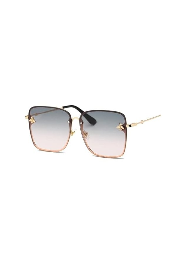 Lunettes de soleil polarisées femmes lunettes de soleil unisexes lunettes de soleil lunettes dames femmes lunettes-gris rose 
