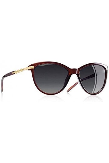 NIUASH Lunettes de Soleil polarisées Cat Eye Lunettes de Soleil polarisées Femmes Lunettes de Soleil polarisées Femme dégradé