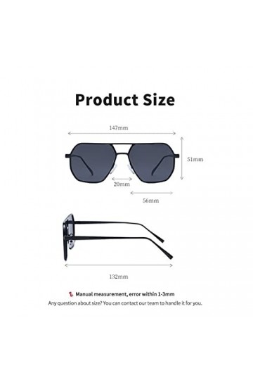 VIROYA Lunettes de soleil originales lunettes de soleil de créateur rétro surdimensionnées lunettes de soleil à la mode pour 