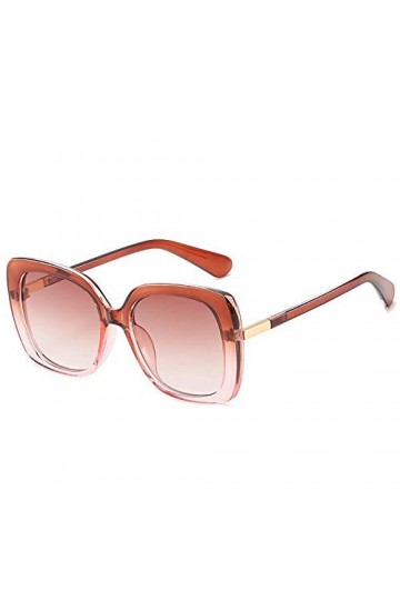 QINGZHOU Lunettes De Soleil,Lunettes De Soleil Rétro À Monture Carrée, Femmes, Lunettes De Soleil