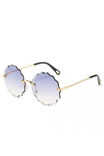 QINGZHOU Lunettes de soleil, lunettes de soleil sans cadre pour femmes, lunettes de soleil pour femmes pour femmes, lunettes 