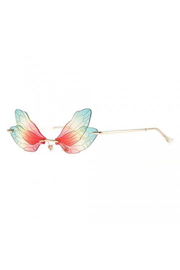 Lunettes De Soleil,Lunettes De Soleil Libellule Tendance De La Mode Pare-Soleil Miroir Hommes Et Femmes Lunettes De Soleil Sa