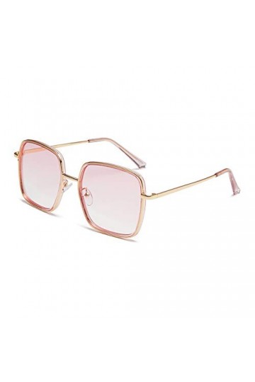 QINGZHOU Lunettes de Soleil,Lunettes de soleil à la mode à grande monture pour femmes, lunettes de soleil anti-ultraviolettes