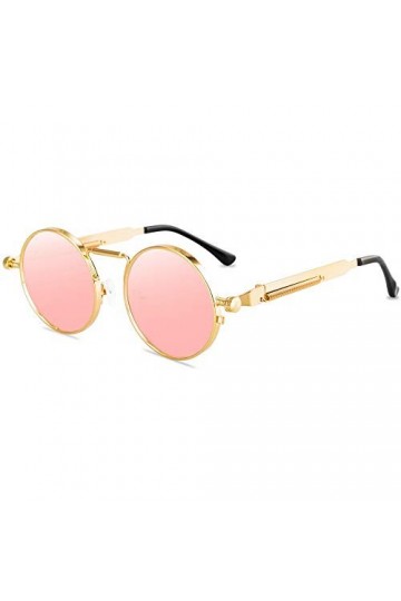 QINGZHOU Lunettes De Soleil,Punk Style Printemps Métal Temple Lunettes De Soleil Mode Personnalité Hommes Et Femmes Lunettes 